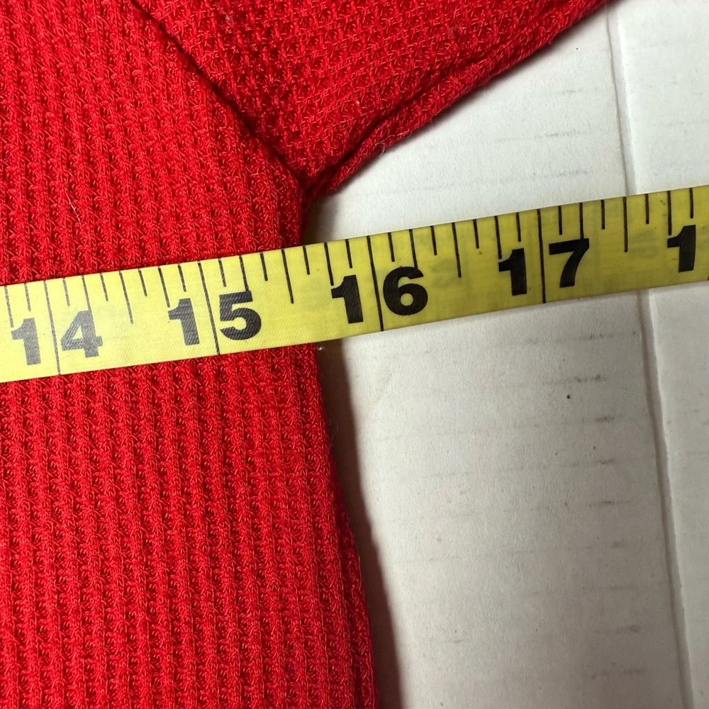 Vintage Carters Girls Small 4 /‎ 5 Red Thermal Nightgown Night Shirt Snowman 90s